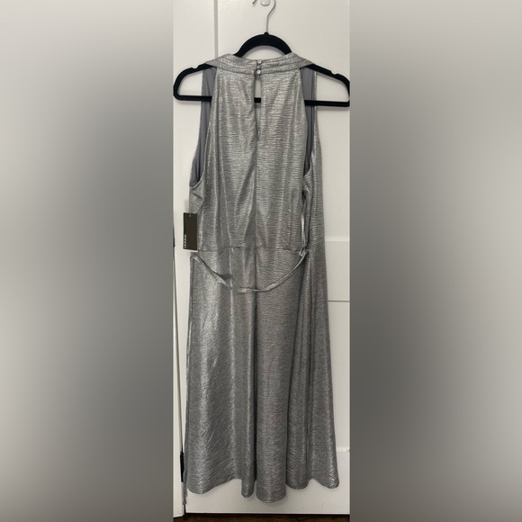 Donna Ricco Silver Party Dress size 14 - Picture 3 of 4